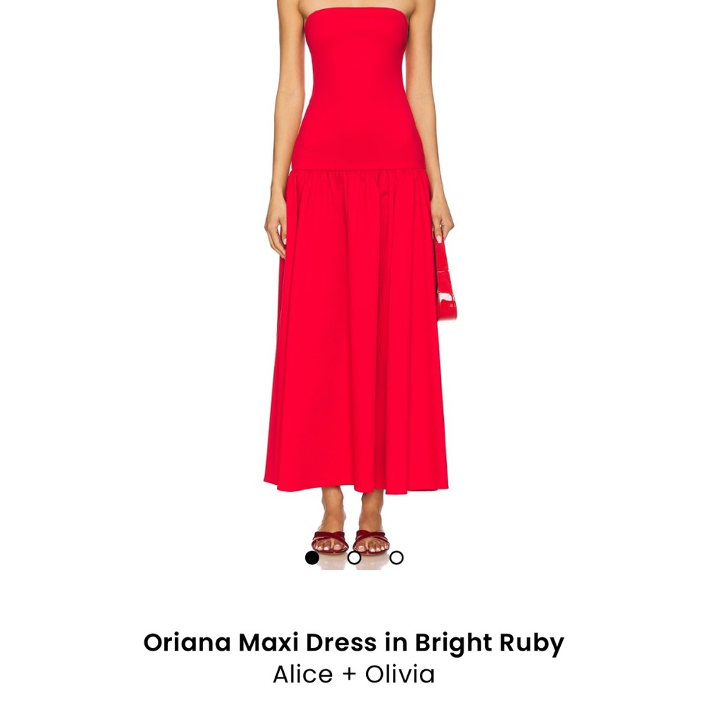 Alice + Olivia Vibrant Ruby Dress